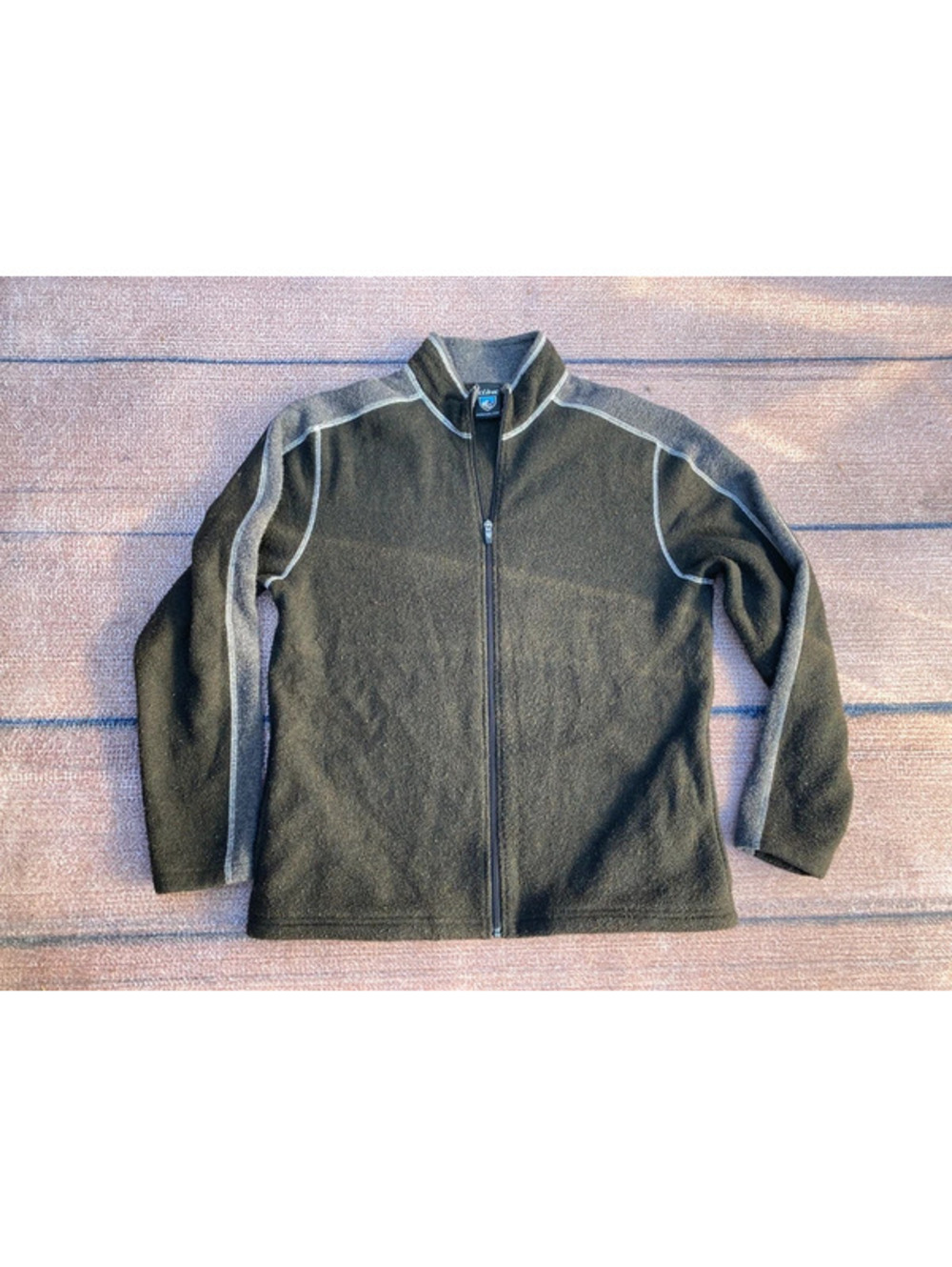 Kuhl Fleece full zip sweatshirt mens large rugged utility workwear ski snowboard